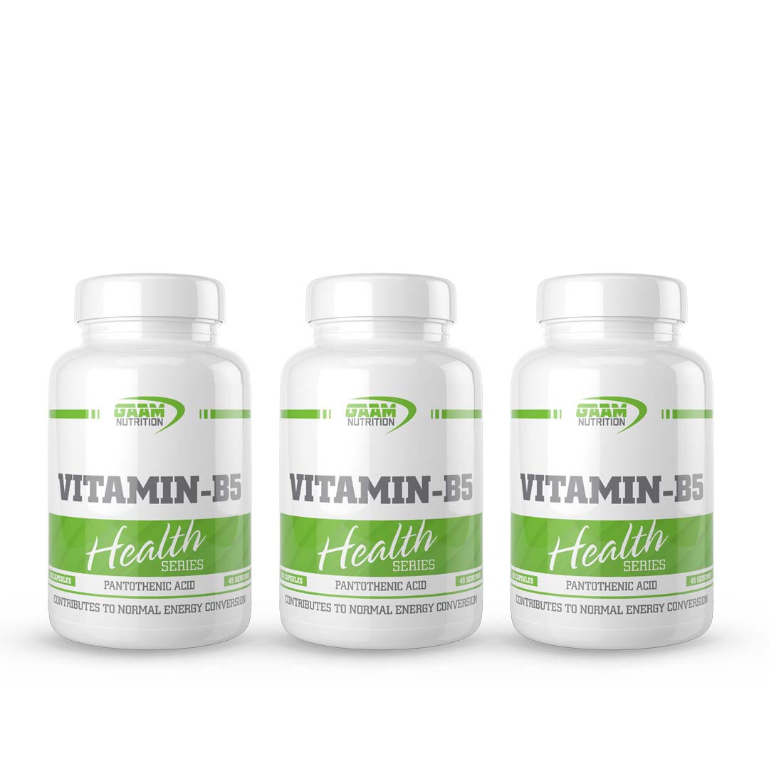 3 x GAAM Vitamin B5 90 caps