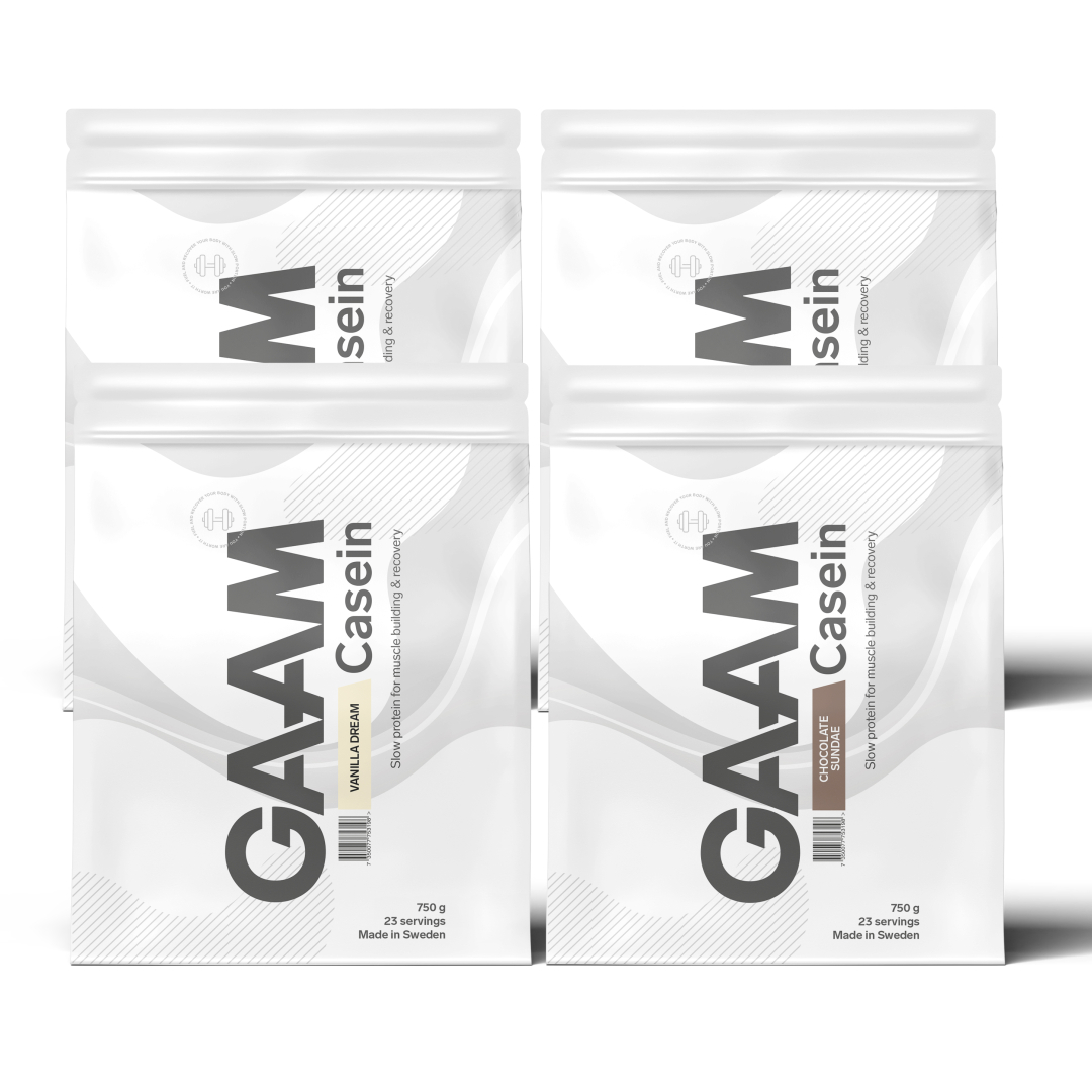 4 x GAAM 100% Casein Premium 750 g