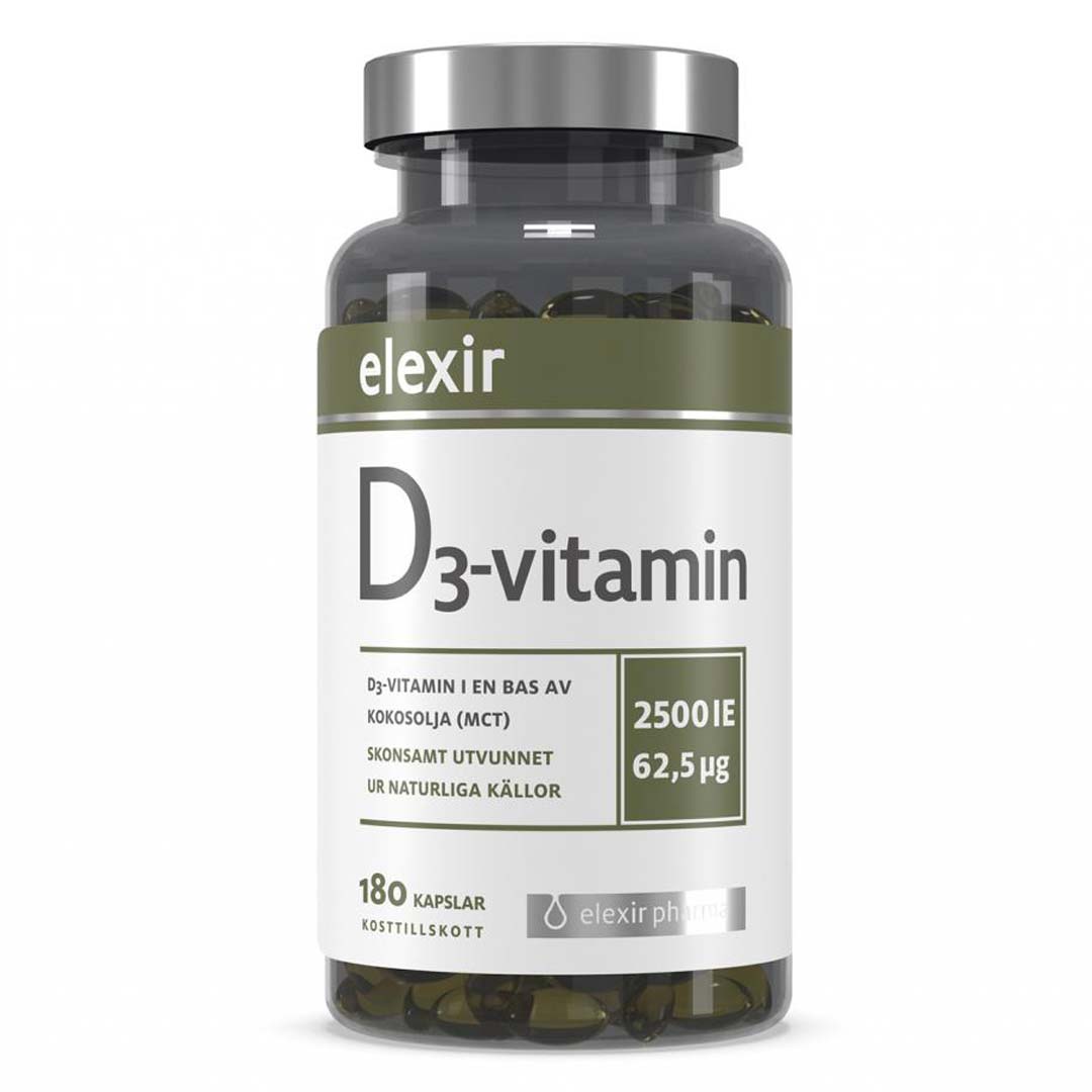 Elexir Pharma D3 Vitamin 2500IE 180 caps