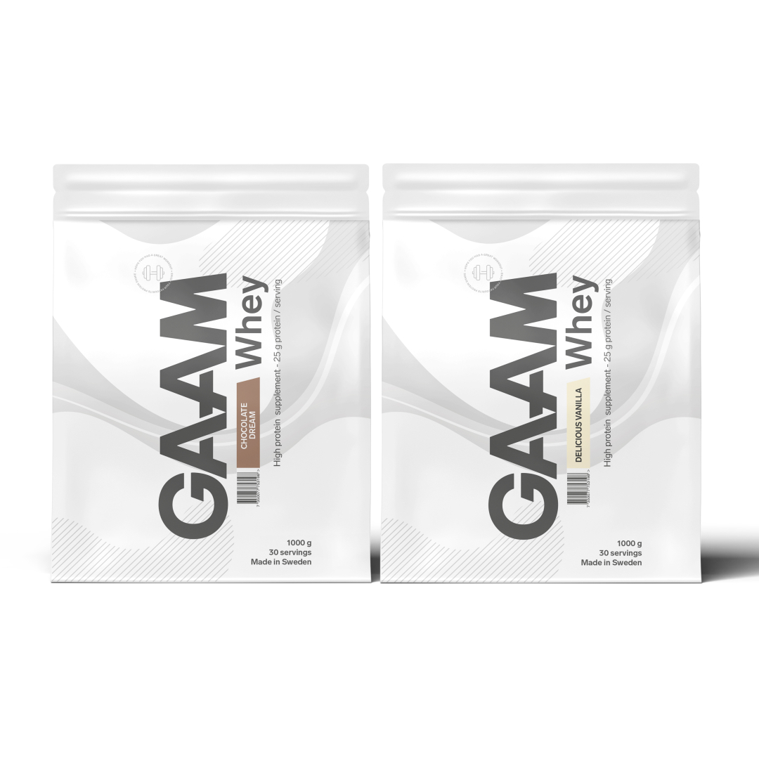 2 x GAAM 100% Whey Premium 1 kg