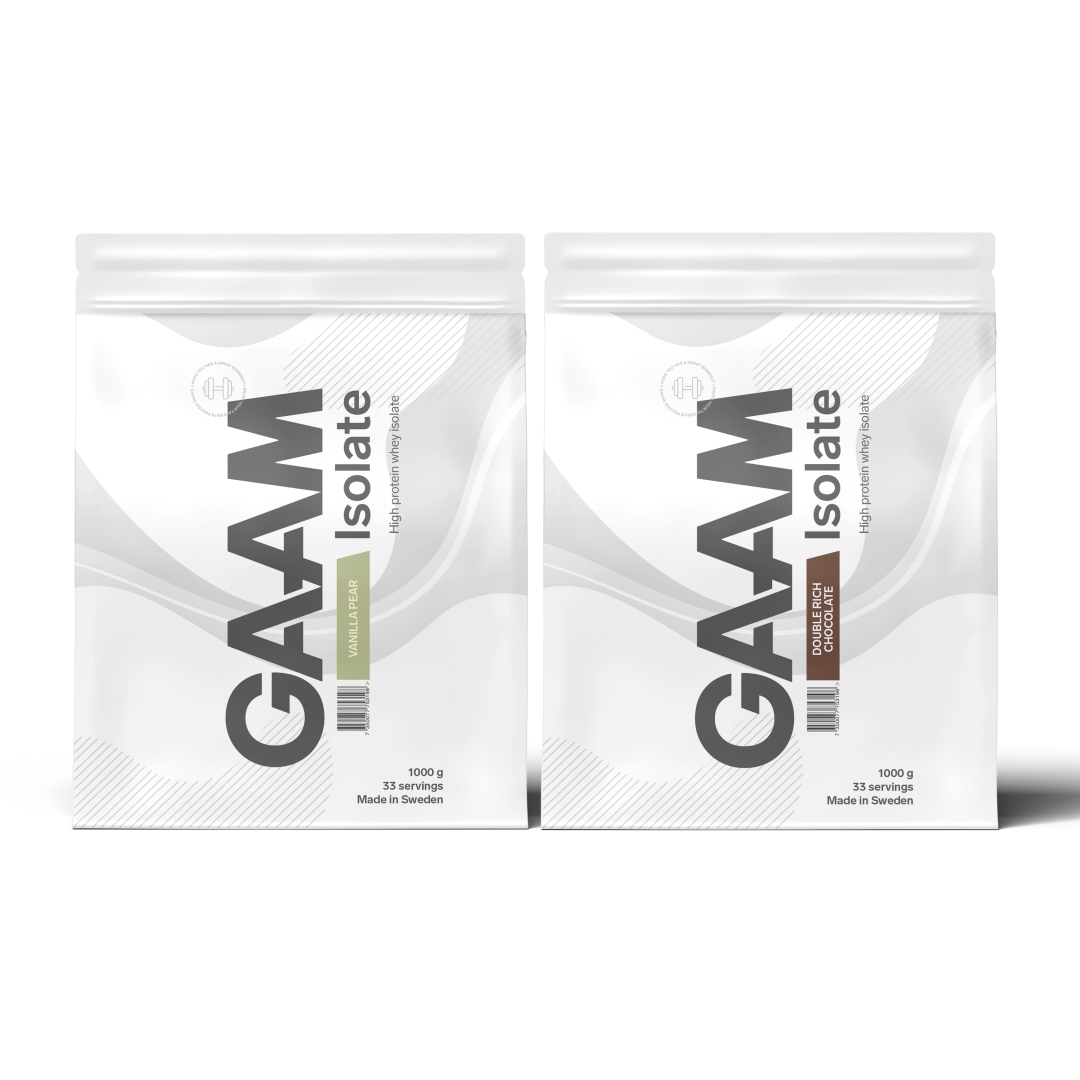 2 x GAAM 100% Isolate Premium 1 kg