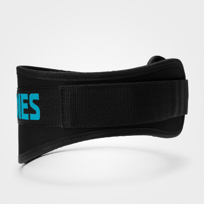 Better Bodies Womens Gym Belt Black/aqua i gruppen Träningstillbehör / Bälten hos Proteinbolaget.se (P-9111)
