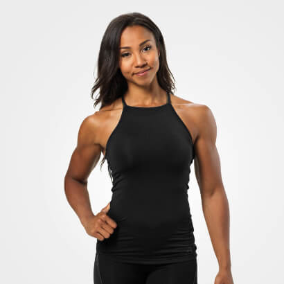 Better Bodies Performance Halter Black i gruppen Träningskläder / För henne / Linnen hos Proteinbolaget.se (PB-0003)