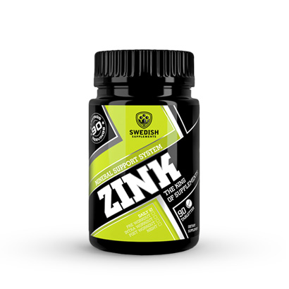 Swedish Supplements Zink 90caps i gruppen Vitaminer / Mineraler / Mineraler hos Proteinbolaget.se (PB-0081)