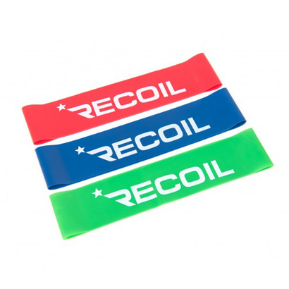 Recoil - Aerobic Bands (Paket om 3, 460mm x 50mm) i gruppen Träningstillbehör / Övrigt hos Proteinbolaget.se (PB-0223)