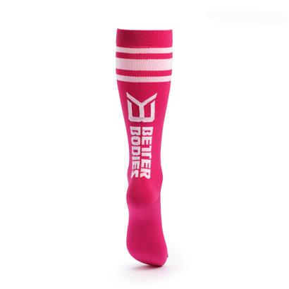 Better Bodies Knee Socks Hot Pink i gruppen Träningskläder / För henne hos Proteinbolaget.se (PB-0810)