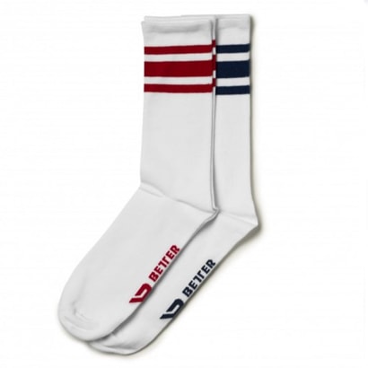 Better Bodies Brooklyn Socks Navy/Red i gruppen Träningskläder / För honom / Strumpor hos Proteinbolaget.se (PB-0905)