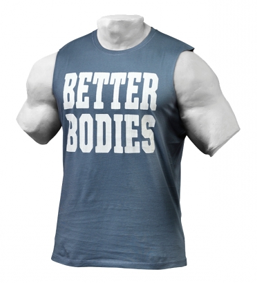 Better Bodies Big Print S/L Ocean Blue i gruppen Träningskläder / För honom / Linnen hos Proteinbolaget.se (PB-0963)