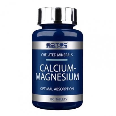 Scitec Nutrition Calcium-Magnesium 100 tabletter i gruppen Vitaminer / Mineraler / Mineraler hos Proteinbolaget.se (PB-1086)