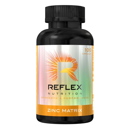 Reflex Nutrition Zink Matrix 100 caps i gruppen Muskelökande / ZMA hos Proteinbolaget.se (PB-1101)