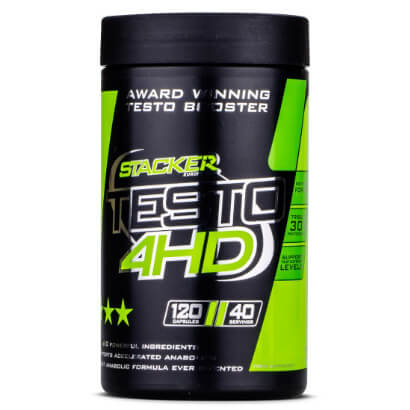 Stacker2 Testo 4-HD 120 kapslar i gruppen Muskelökande / Testosteronhöjare hos Proteinbolaget.se (PB-1155)