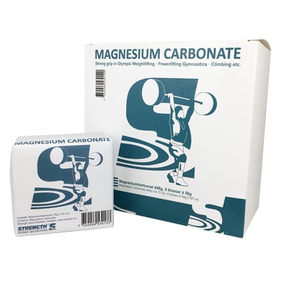 Strength Sport Nutrition Magnesium Carbonate 0,06kg i gruppen Träningstillbehör / Dragremmar & Grepp hos Proteinbolaget.se (PB-1242)