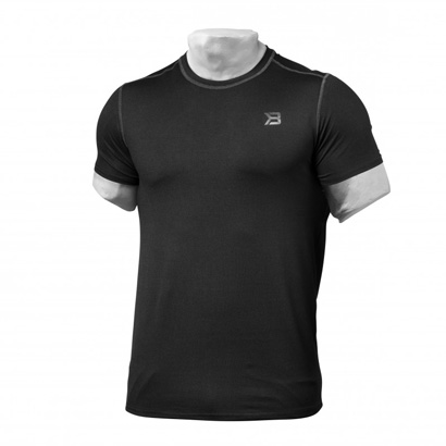 Better Bodies Performance Tee Black i gruppen Träningskläder / För honom / T-shirt hos Proteinbolaget.se (PB-1354)