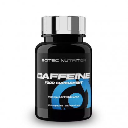 Scitec Nutrition Caffeine 100 kapslar i gruppen Prestationshöjare / PWO / Uppiggande & Fokus hos Proteinbolaget.se (PB-1497)