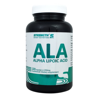 Strength Sport Nutrition ALA Extreme 120 kapslar i gruppen Vitaminer / Mineraler / Antioxidanter hos Proteinbolaget.se (PB-1530)