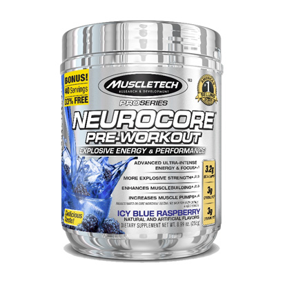 Muscletech Neurocore 50 servings i gruppen Prestationshöjare / PWO / Uppiggande & Fokus hos Proteinbolaget.se (PB-1582)