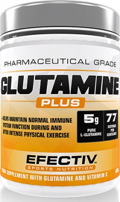 Efectiv Glutamine Plus 400g i gruppen Aminosyror / L-Glutamin hos Proteinbolaget.se (PB-1958)