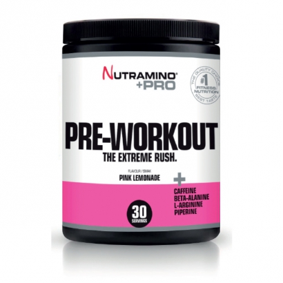 Nutramino +Pro Pre-Workout Powder i gruppen Prestationshöjare / PWO / Uppiggande & Fokus hos Proteinbolaget.se (PB-2041)