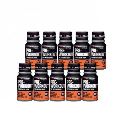 12 x Nutramino +Pro Pre-Workout Shot i gruppen Storköp hos Proteinbolaget.se (PB-2044)