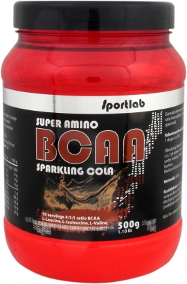 Sportlab Super Amino BCAA 500g i gruppen Aminosyror / BCAA hos Proteinbolaget.se (PB-2064)