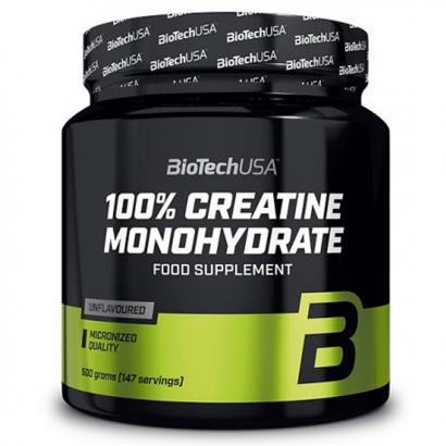 BioTechUSA 100% Creatine Monohydrate 500g i gruppen Kreatin / Kreatin monohydrat hos Proteinbolaget.se (PB-23522)