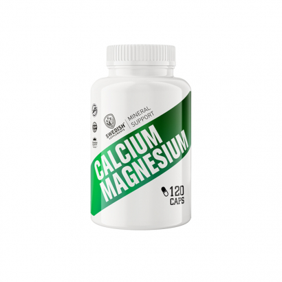 Swedish Supplements Calcium + Magnesium 120caps i gruppen Vitaminer / Mineraler / Mineraler hos Proteinbolaget.se (PB-2441)