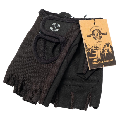 Better Bodies Womens Training Gloves Black i gruppen Träningstillbehör / Träningshandskar hos Proteinbolaget.se (PB-2801)
