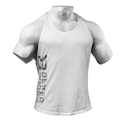 Better Bodies Symbolprinted T-back White i gruppen Träningskläder / För honom / Linnen hos Proteinbolaget.se (PB-2821)