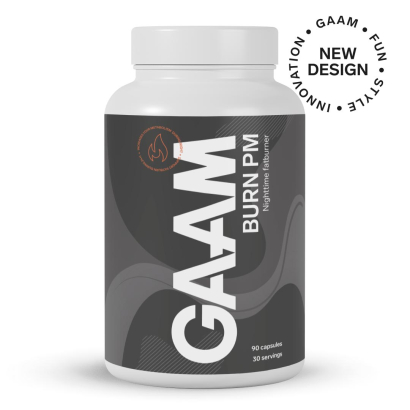 GAAM Nutrition BURN PM 90 caps i gruppen Fettförbrännare / Stimulansfria hos Proteinbolaget.se (PB-28442)