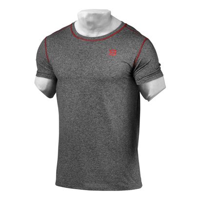 Better Bodies Performance Tee Antracite Melange i gruppen Träningskläder / För honom / T-shirt hos Proteinbolaget.se (PB-3226)