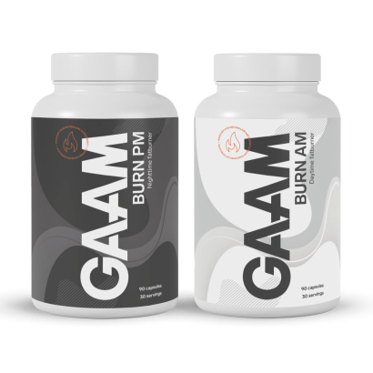 GAAM Nutrition BURN AM / PM 24h Fatburning i gruppen Fettförbrännare / Uppiggande hos Proteinbolaget.se (PB-33264)