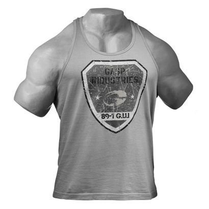 Gasp Gym T-back Metal i gruppen Träningskläder / För honom / Linnen hos Proteinbolaget.se (PB-3504)