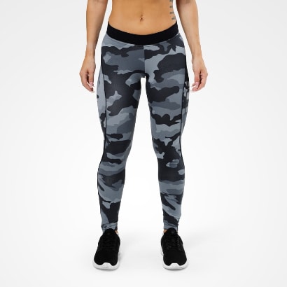 Better Bodies Camo long tights, grey camo print i gruppen Träningskläder / För henne / Tights hos Proteinbolaget.se (PB-35123)