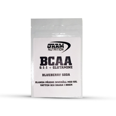 GAAM Nutrition BCAA 6:1:1 One Serving i gruppen Aminosyror / BCAA hos Proteinbolaget.se (PB-3536)
