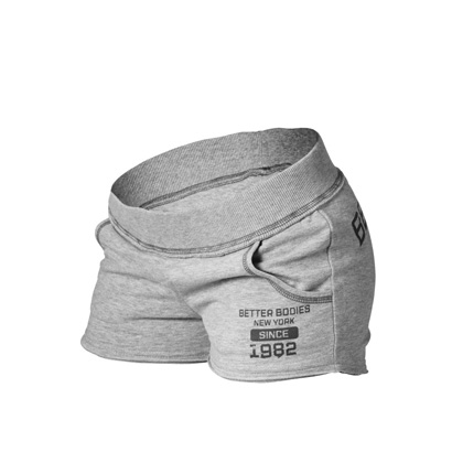 Rough Sweatshorts, Grey Melange i gruppen Träningskläder / För henne / Shorts hos Proteinbolaget.se (PB-3752)