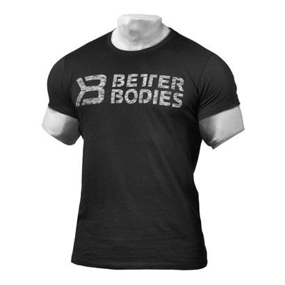 Better Bodies Symbol Printed Tee Black i gruppen Träningskläder / För honom / T-shirt hos Proteinbolaget.se (PB-3885)