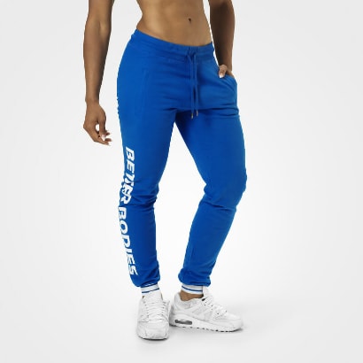 Better Bodies Madison Sweat Pants Strong Blue i gruppen Träningskläder / För henne / Byxor hos Proteinbolaget.se (PB-4336)