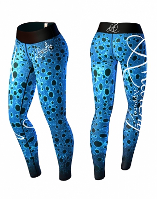 Anarchy Apparel Curare Legging Blue/Black i gruppen Träningskläder / För henne / Tights hos Proteinbolaget.se (PB-4856)