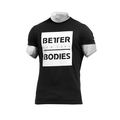 Better Bodies Casual Tee Black i gruppen Träningskläder / För honom / T-shirt hos Proteinbolaget.se (PB-5300)