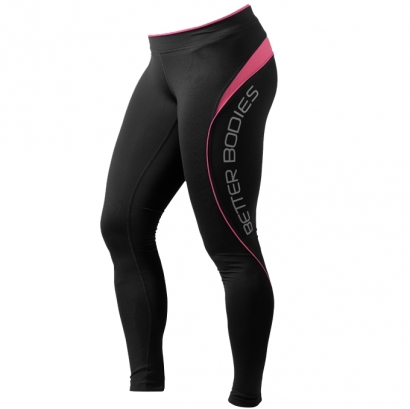 Better Bodies Fitness long tights, hot pink i gruppen Träningskläder / För henne / Tights hos Proteinbolaget.se (PB-54851)