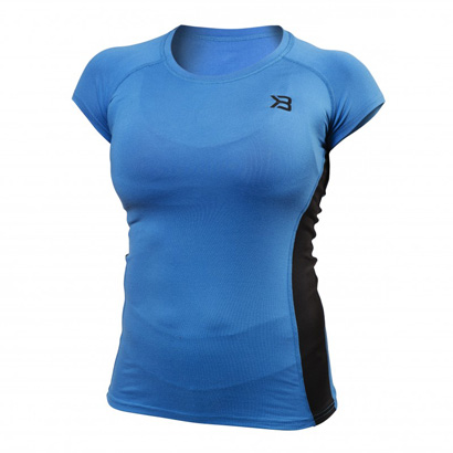 Performance Soft Tee, Bright Blue i gruppen Träningskläder / För henne / T-shirt hos Proteinbolaget.se (PB-6791)
