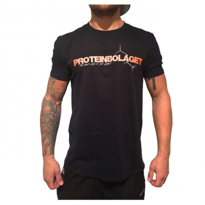 Proteinbolaget logo t-shirt, black i gruppen Träningskläder / För honom / T-shirt hos Proteinbolaget.se (PB-7887)