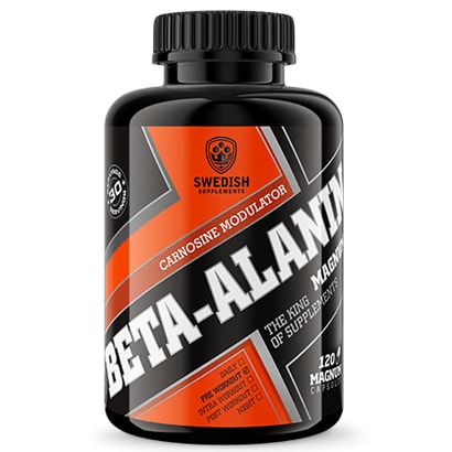 Swedish Supplements Beta-Alanine Magnum, 120 caps