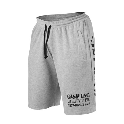 Gasp Thermal Shorts Greymelange i gruppen Träningskläder / För honom / Shorts hos Proteinbolaget.se (PB-8388)