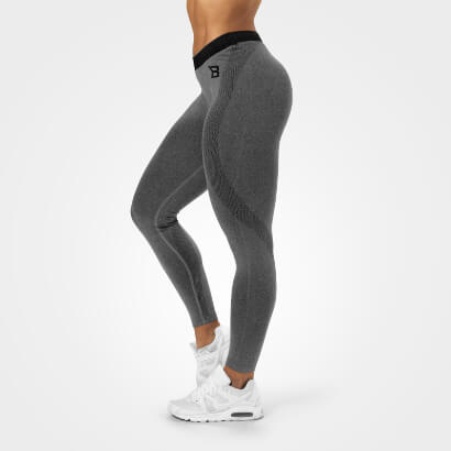 Better Bodies Astoria Curve Tights, Graphite Melange i gruppen Träningskläder / För henne / Tights hos Proteinbolaget.se (PB-8512)