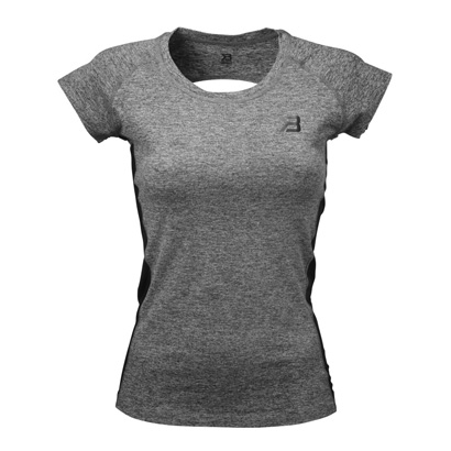 Performance Soft Tee, Antracite Melange i gruppen Träningskläder / För henne / T-shirt hos Proteinbolaget.se (PB-8520)
