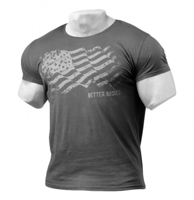 Better Bodies Street Tee Wash Black i gruppen Träningskläder / För honom / T-shirt hos Proteinbolaget.se (PB-8787)