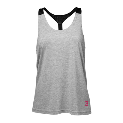 Loose Fit Tank, Grey Melange i gruppen Träningskläder / För henne / Linnen hos Proteinbolaget.se (PB-8853)