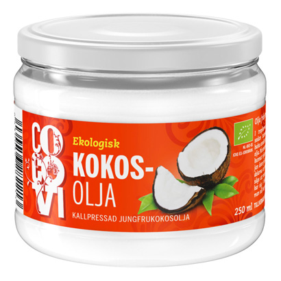 CocoVi Kallpressad Kokosolja EKO i gruppen Hälsokost hos Proteinbolaget.se (PB-9082)