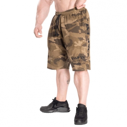 Gasp Thermal Shorts Green Camoprint i gruppen Träningskläder / För honom / Shorts hos Proteinbolaget.se (PB-9589)